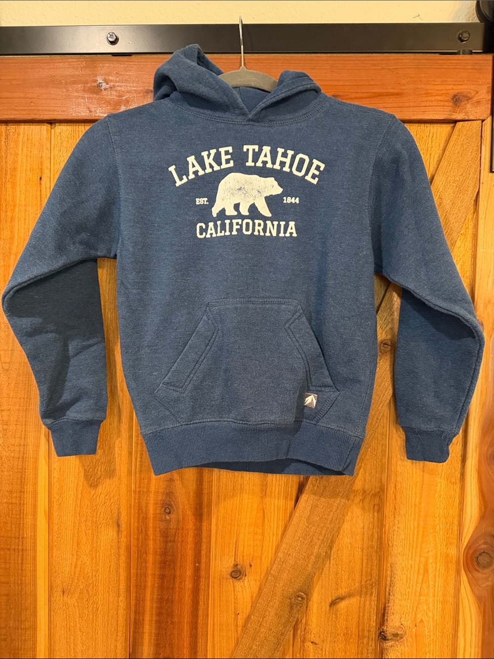 Lake Tahoe California Kids Hooded Sweatshirt - Navy Blue